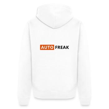 Auto Freak - Veste à capuche bio Premium Unisexe - blanc - Dos - Thijin (182cm)