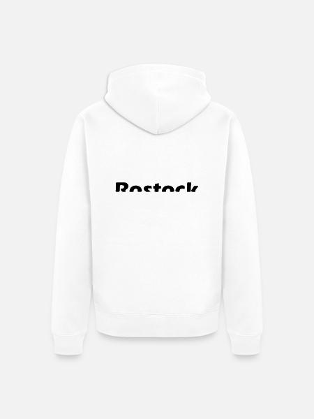 Rostock - Unisex Premium Bio Zip Hoodie - Weiß