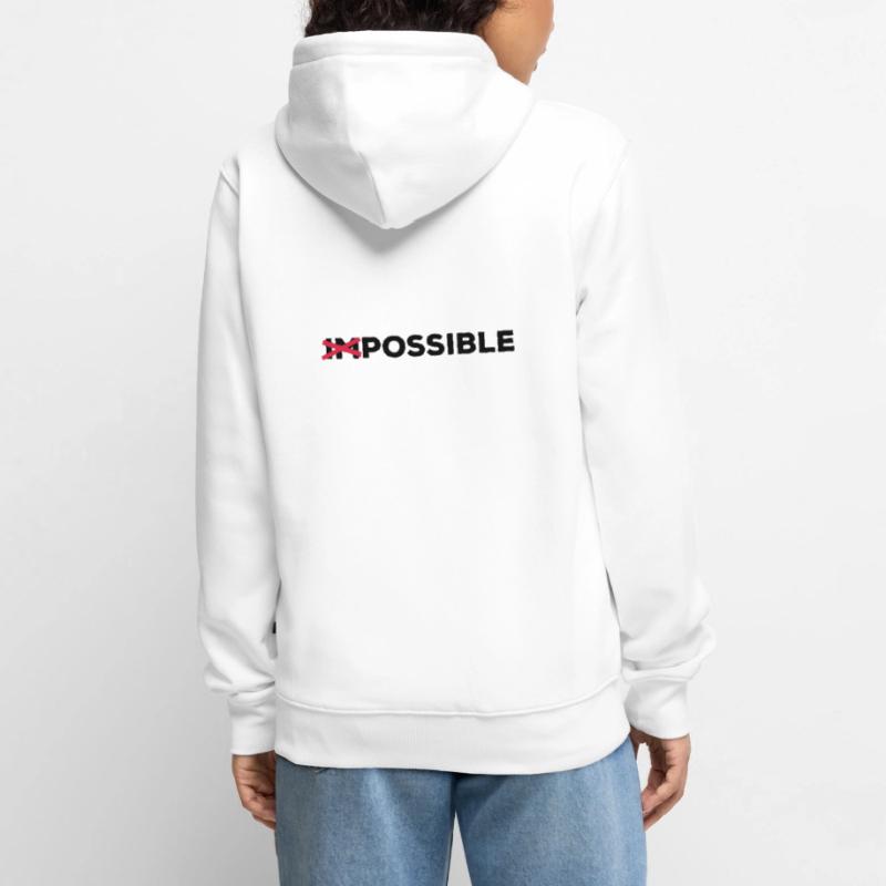 Possible possible feasible solution Unisex Premium Organic Zip Hoodie