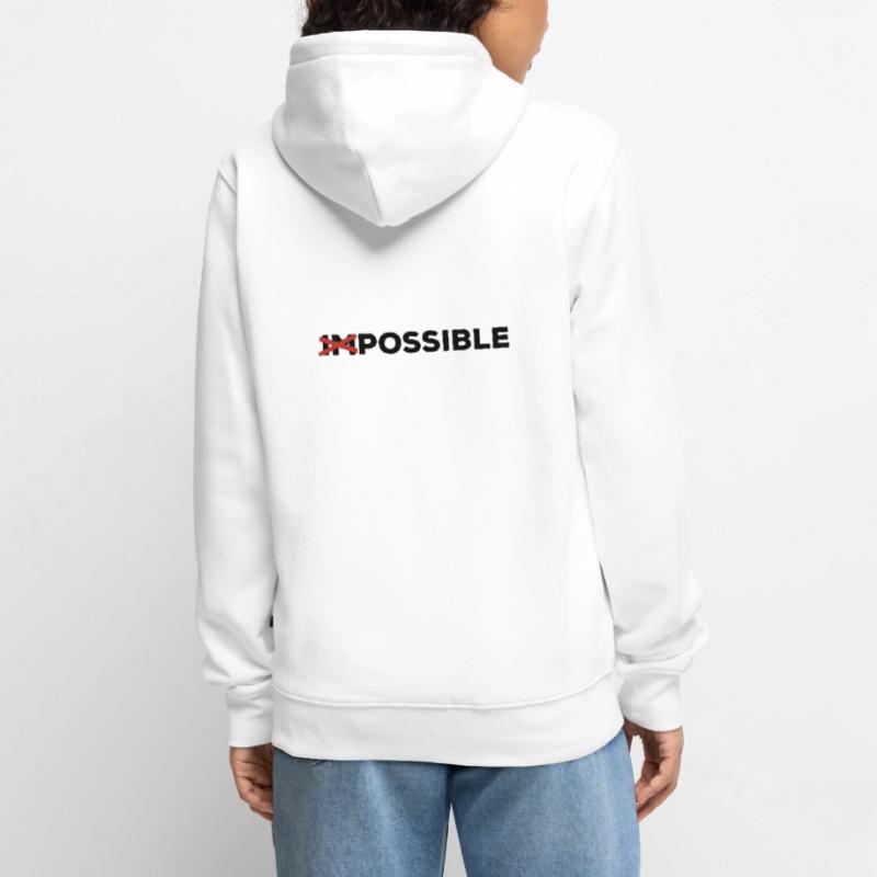 possible possible feasible way out solution Optimist yes Unisex Premium Organic Zip Hoodie