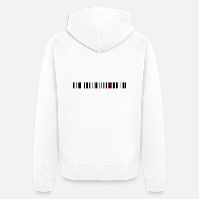 Manisa - Veste à capuche bio Premium Unisexe - blanc