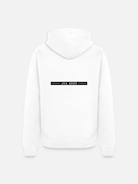 JGA 2025 - Unisex Premium Bio Zip Hoodie - Weiß