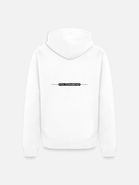 Polterabend Grafik - Unisex Premium Bio Zip Hoodie - Weiß