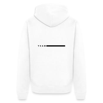 Équipe - Veste à capuche bio Premium Unisexe - blanc - Dos - Thijin (182cm)
