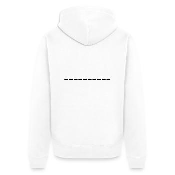 linie_gestrichelt_ay1 - Veste à capuche bio Premium Unisexe - blanc - Dos - Thijin (182cm)