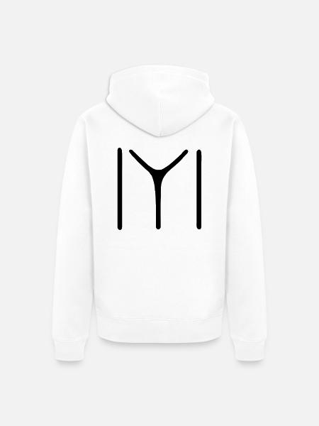Kayi Obasi - Unisex Premium Bio Zip Hoodie - Weiß