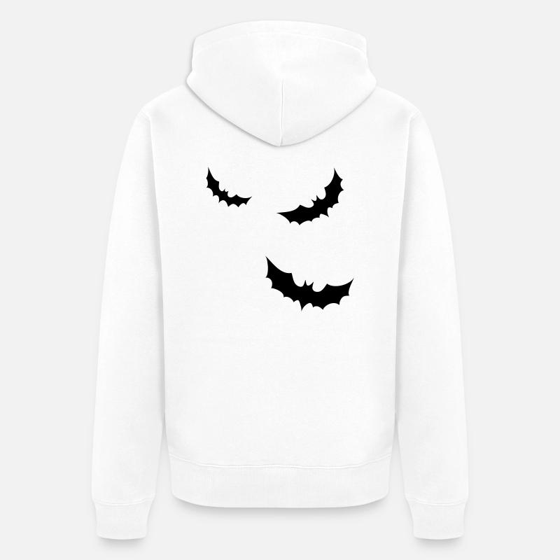 Battes - Veste à capuche bio Premium Unisexe - blanc