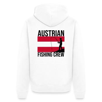 Chemise autrichienne de pêcheur - Veste à capuche bio Premium Unisexe - blanc - Dos - Thijin (182cm)