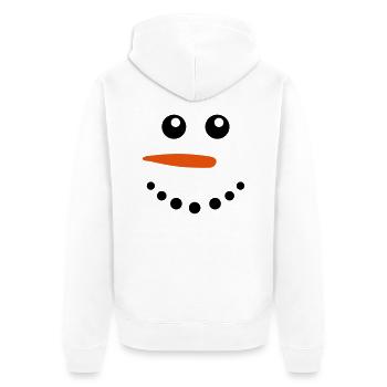 bonhommes de neige - Veste à capuche bio Premium Unisexe - blanc - Dos - Thijin (182cm)