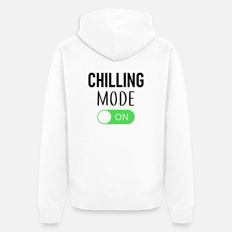 Mode refroidissement activé - Veste à capuche bio Premium Unisexe - blanc