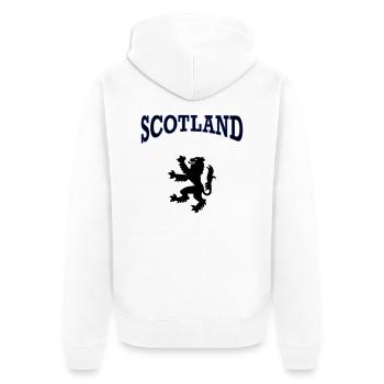 scotland - Veste à capuche bio Premium Unisexe - blanc - Dos - Thijin (182cm)