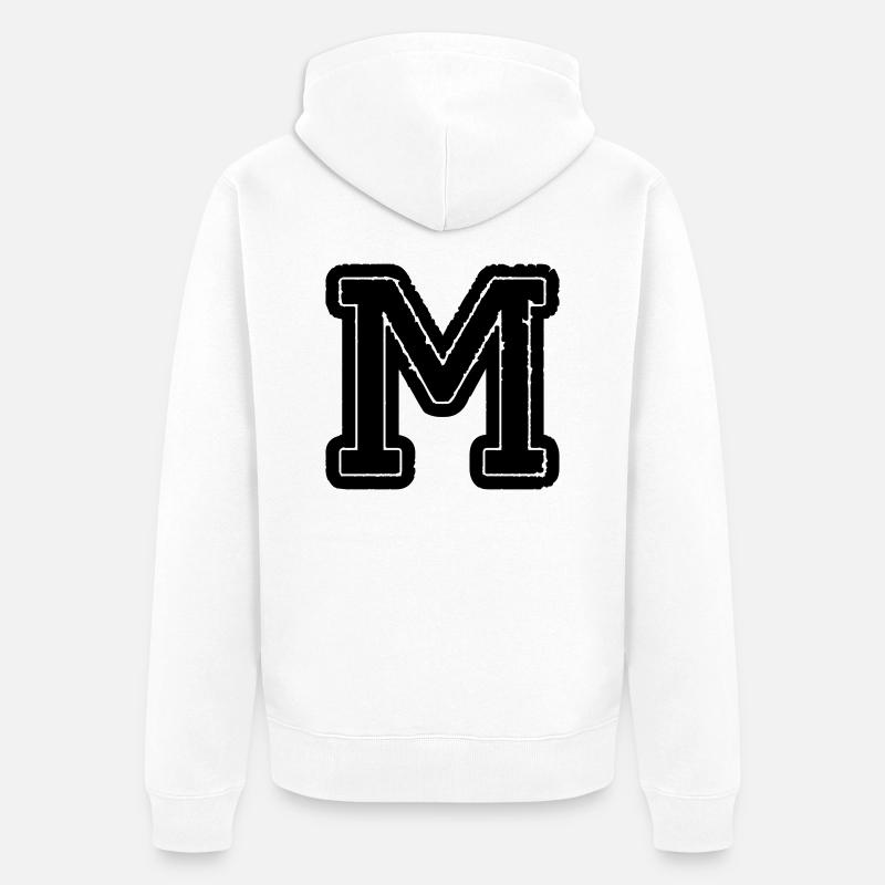 m_01 - Veste à capuche bio Premium Unisexe - blanc