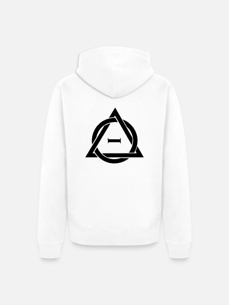 Theriantrophy - Unisex Premium Bio Zip Hoodie - Weiß