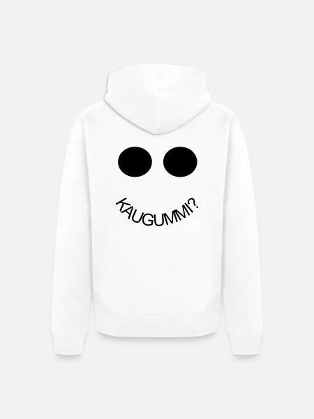 mr kaugummi - Unisex Premium Bio Zip Hoodie - Weiß