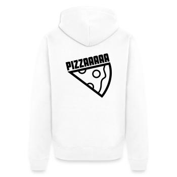 pizzaaaa - Veste à capuche bio Premium Unisexe - blanc - Dos - Thijin (182cm)