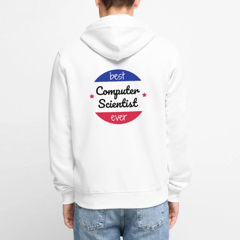 Computer Engineer Informatiker Informaticien Unisex Premium Organic Zip Hoodie