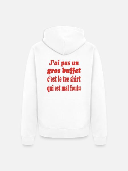 Mama-Humor - Unisex Premium Bio Zip Hoodie - Weiß