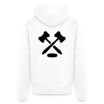 Juge - Veste à capuche bio Premium Unisexe - blanc - Dos - Thijin (182cm)