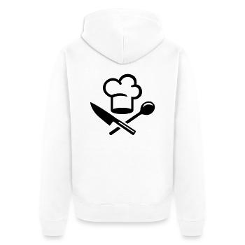 Cuisinier - Veste à capuche bio Premium Unisexe - blanc - Dos - Thijin (182cm)