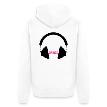 Dance - Veste à capuche bio Premium Unisexe - blanc - Dos - Thijin (182cm)