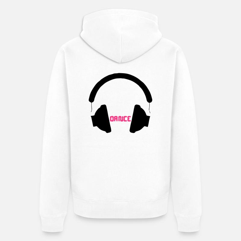 Dance - Veste à capuche bio Premium Unisexe - blanc