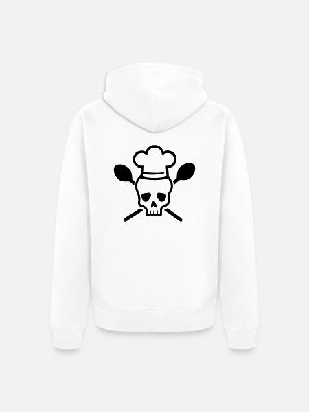 Cuisinier - Veste à capuche bio Premium Unisexe - blanc