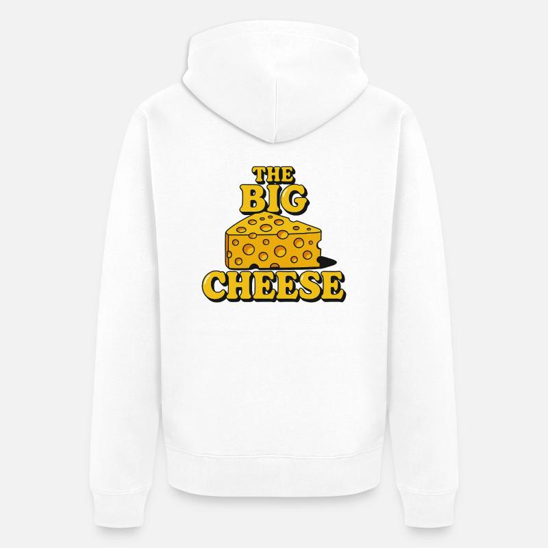 Le Big Cheese - Veste à capuche bio Premium Unisexe - blanc
