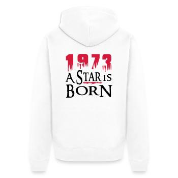 a_star_1973 - Veste à capuche bio Premium Unisexe - blanc - Dos - Thijin (182cm)