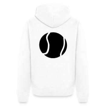 Tennis Ball - Veste à capuche bio Premium Unisexe - blanc - Dos - Thijin (182cm)
