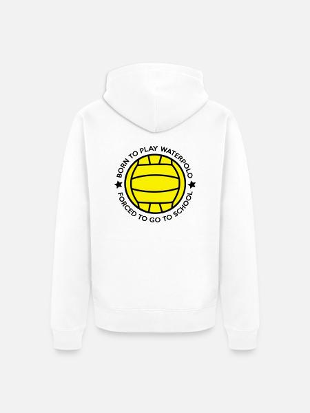 water polo - Unisex Premium Bio Zip Hoodie - Weiß