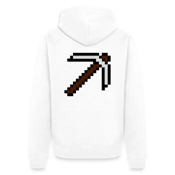 pixel game design de jeu ordinateur Doublez gamer - Veste à capuche bio Premium Unisexe - blanc - Dos - Thijin (182cm)