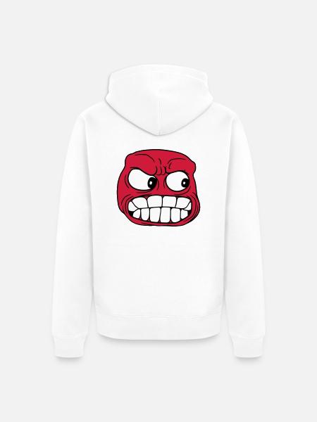 evil evil mastery lost together - Unisex Premium Organic Zip Hoodie - white