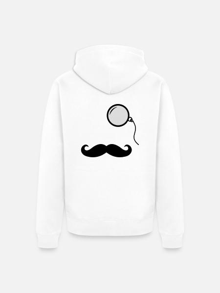 Like a Sir - Unisex Premium Bio Zip Hoodie - Weiß
