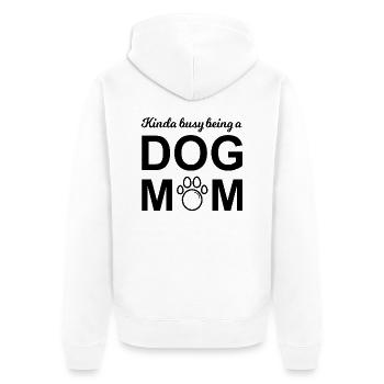 Chien - Veste à capuche bio Premium Unisexe - blanc - Dos - Thijin (182cm)