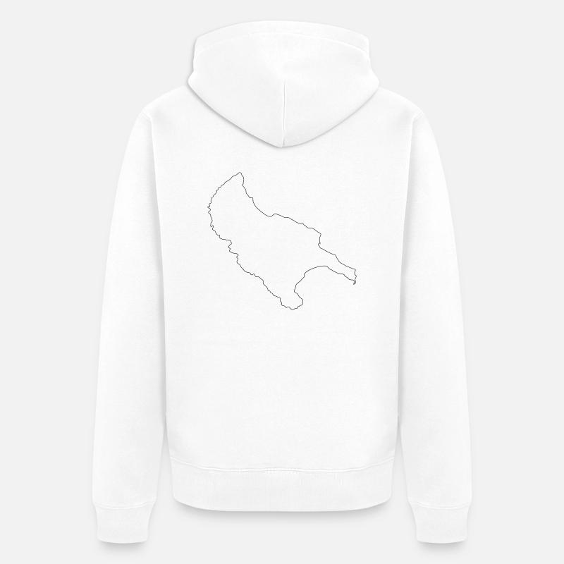 Zakynthos - Veste à capuche bio Premium Unisexe - blanc