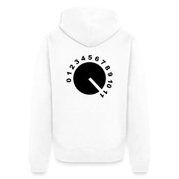 Spinal Tap - One Louder - Unisex Premium Bio Zip Hoodie - Weiß - Hinten - Thijin (182cm)