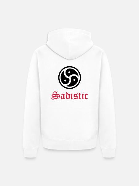 Sex__V015 - Unisex Premium Bio Zip Hoodie - Weiß