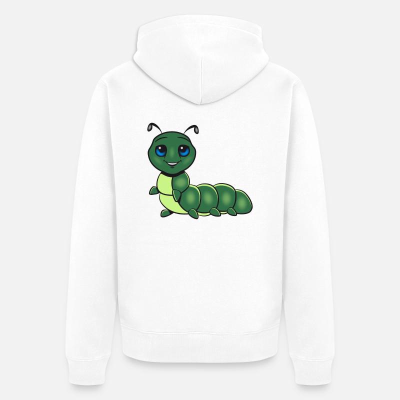 chenille douce enfant - Veste à capuche bio Premium Unisexe - blanc
