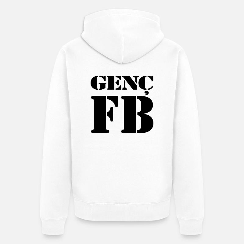 Genc FB - 2 - Veste à capuche bio Premium Unisexe - blanc
