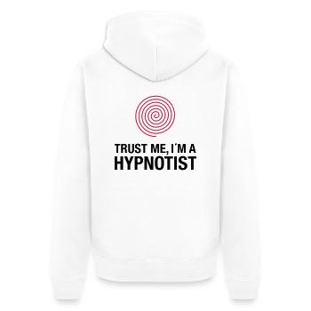 Trust me I´m A Hypnotist - Veste à capuche bio Premium Unisexe - blanc - Dos - Thijin (182cm)