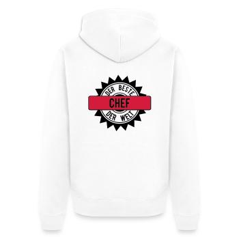 le meilleur 2c patron - Veste à capuche bio Premium Unisexe - blanc - Dos - Thijin (182cm)