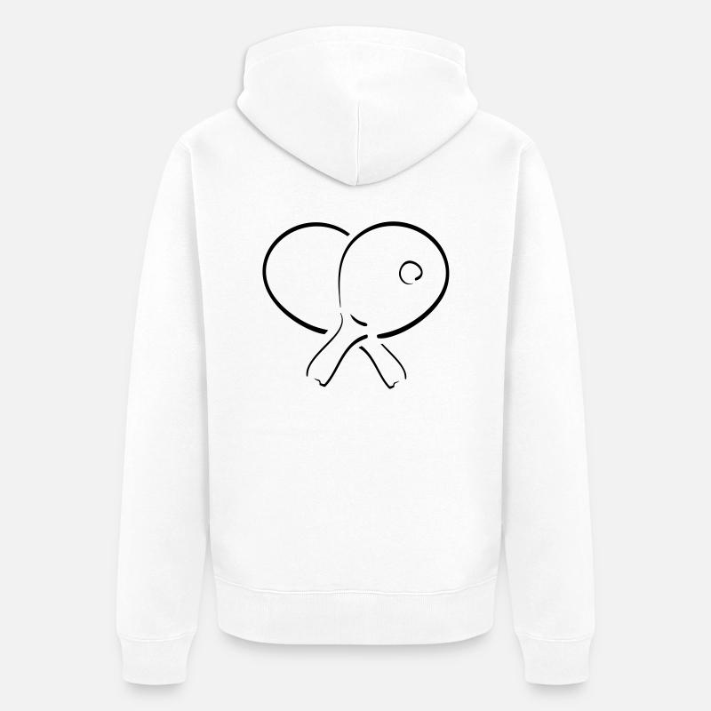 tt - Veste à capuche bio Premium Unisexe - blanc