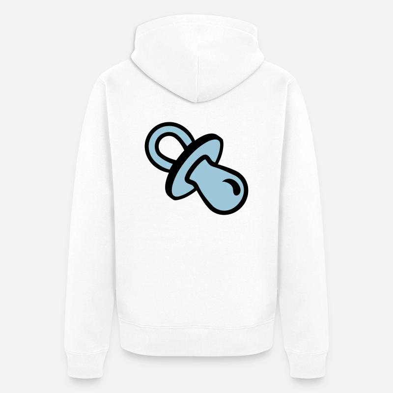 Sucette - Veste à capuche bio Premium Unisexe - blanc