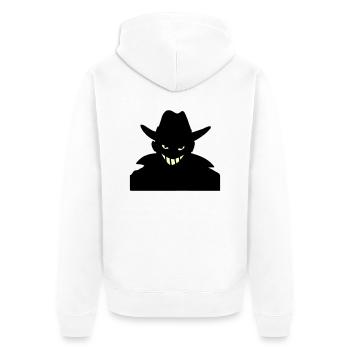 Agent XXY - Veste à capuche bio Premium Unisexe - blanc - Dos - Thijin (182cm)