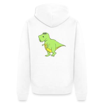Trex - Veste à capuche bio Premium Unisexe - blanc - Dos - Thijin (182cm)