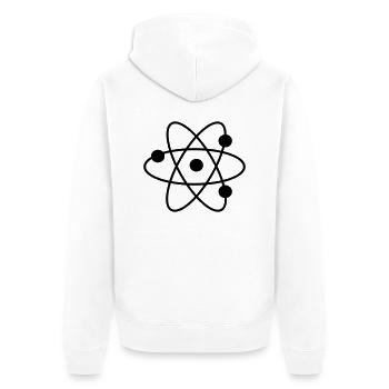 science - Veste à capuche bio Premium Unisexe - blanc - Dos - Thijin (182cm)