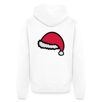 Noël a - Veste à capuche bio Premium Unisexe - blanc - Dos - Thijin (182cm)