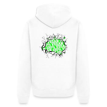 birthday present present idea joke funny quote - Unisex Premium Bio Zip Hoodie - Weiß - Hinten - Thijin (182cm)