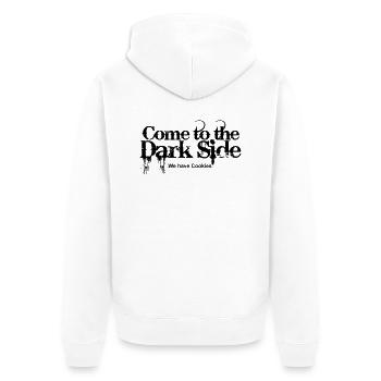 Come to the Dark Side - We have Cookies - Veste à capuche bio Premium Unisexe - blanc - Dos - Thijin (182cm)