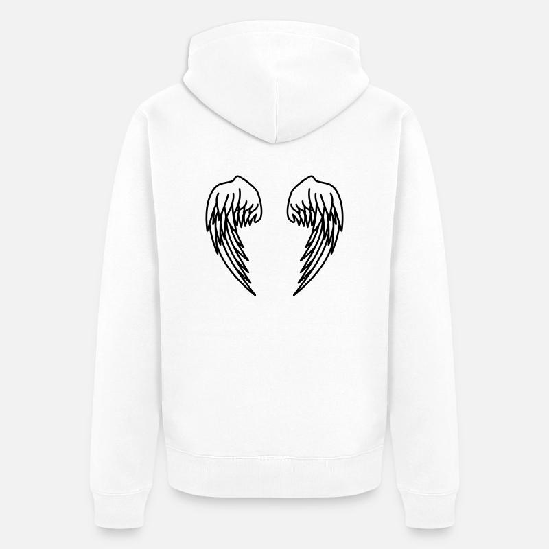 heurtoir - Veste à capuche bio Premium Unisexe - blanc